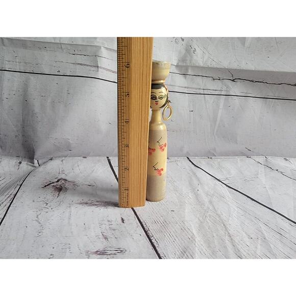 Vintage Asian Chinese Wood Doll - Picture 9 of 10